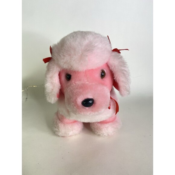 Pink Poodle Dog Puppy Plush Stuffed Animal Polly Gaz...